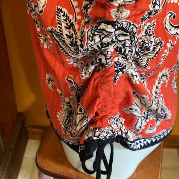 Ruby Rd Tunic with L Side Drawstring Gather - Picture 3 of 5